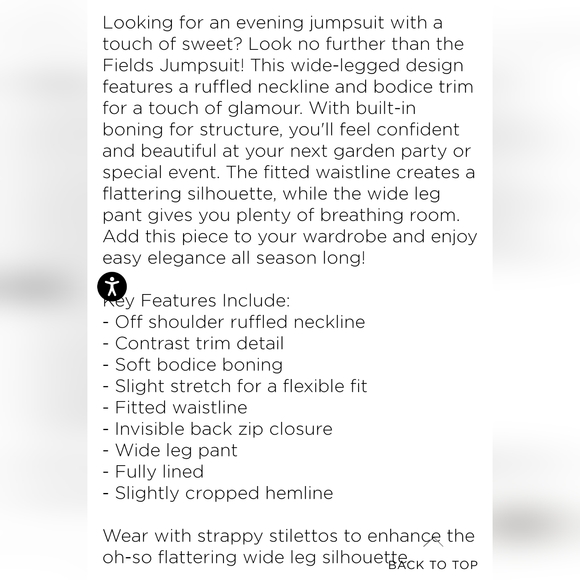 NWT CITY CHIC JUMPSUIT SIZE M 18 - Picture 8 of 11